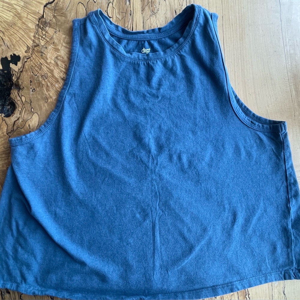 dip Blue Sleeveless Tank Top